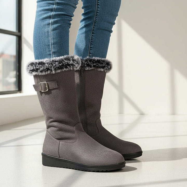 Women’s Tall Winter Boots for Snowfall-Bon Voyage Vintage