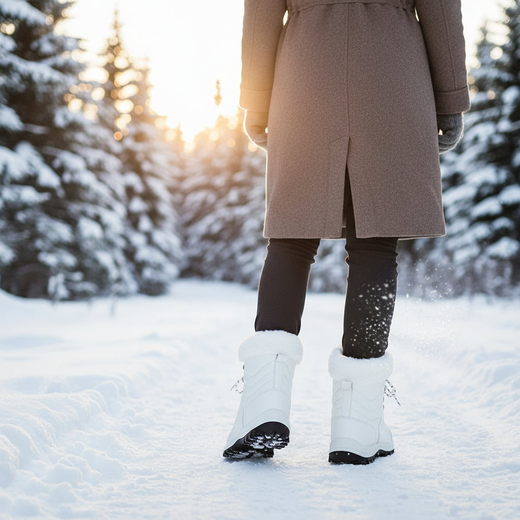 Women’s Thermal Winter Boots Lightweight Mid-Calf Boots-Bon Voyage Vintage