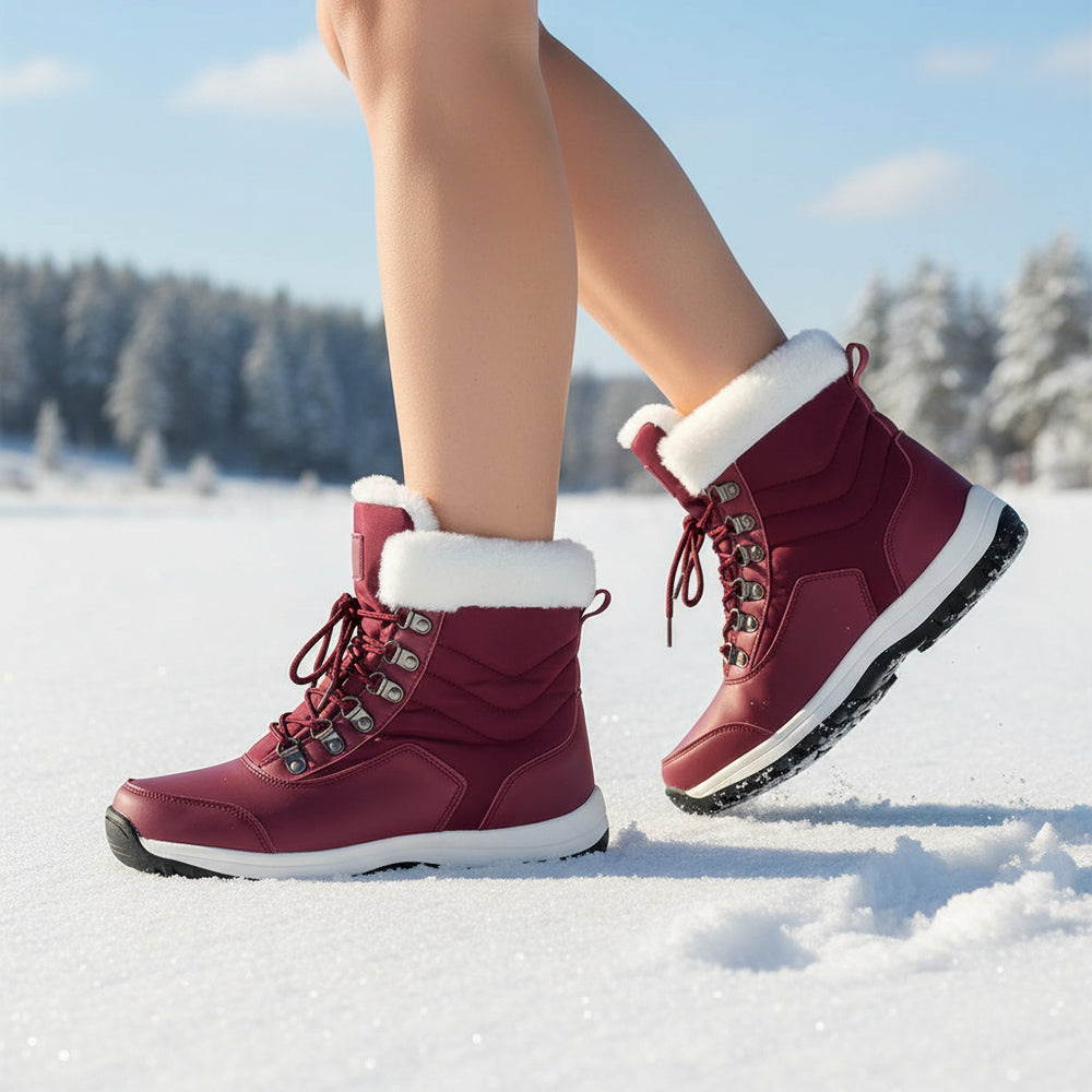 Women’s Thermal Winter Boots Lightweight Mid-Calf Boots-Bon Voyage Vintage