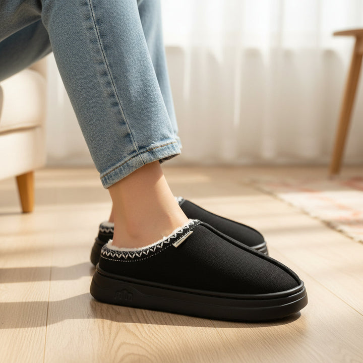Women’s Winter Indoor & Outdoor Slippers-Bon Voyage Vintage