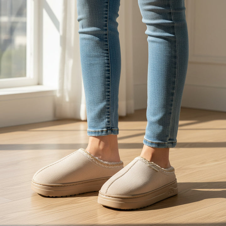 Women’s Winter Indoor & Outdoor Slippers-Bon Voyage Vintage