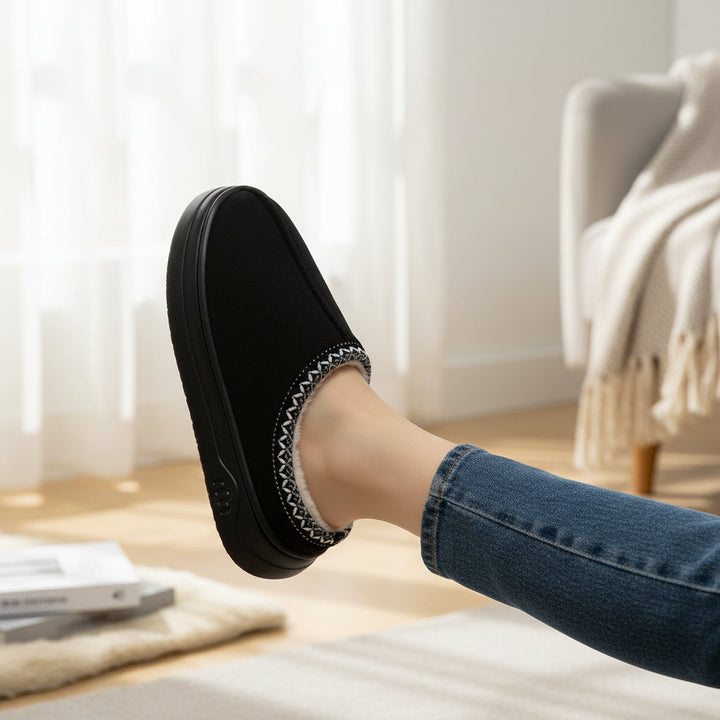 Women’s Winter Indoor & Outdoor Slippers-Bon Voyage Vintage
