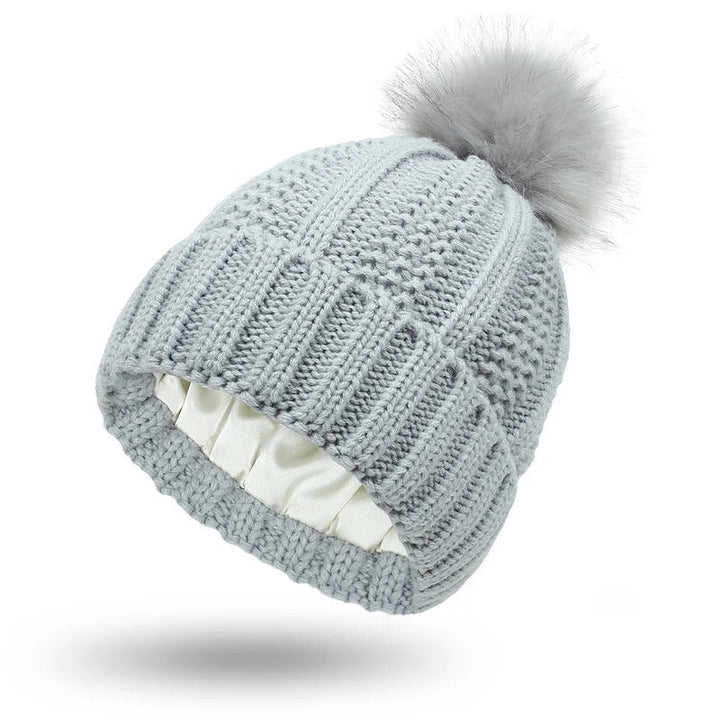 Women’s Winter Knitted Pom-Pom Beanie-Bon Voyage Vintage